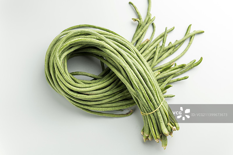 新鲜蔬菜豇豆特写图片素材