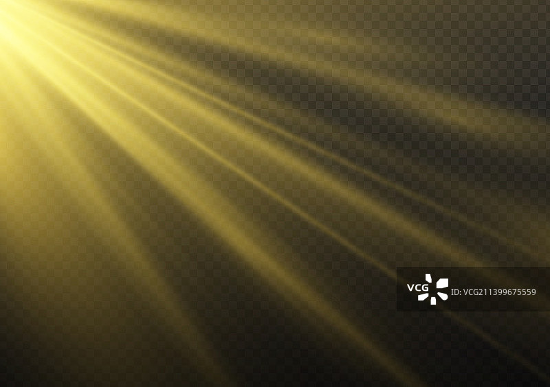 金色阳光光线星光耀斑图片素材