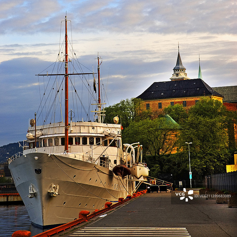 挪威，奥斯陆，城市风景。图片素材
