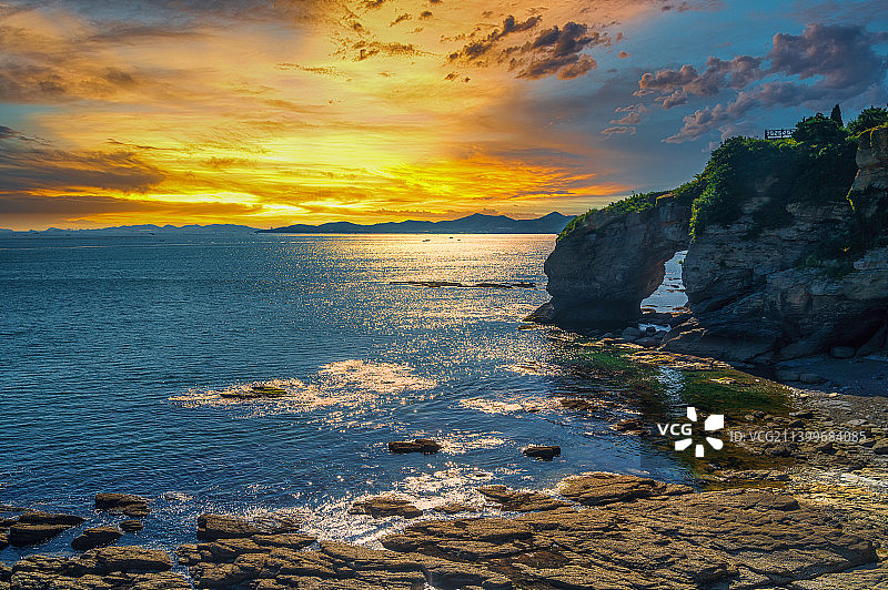 恐龙探海·金石滩图片素材