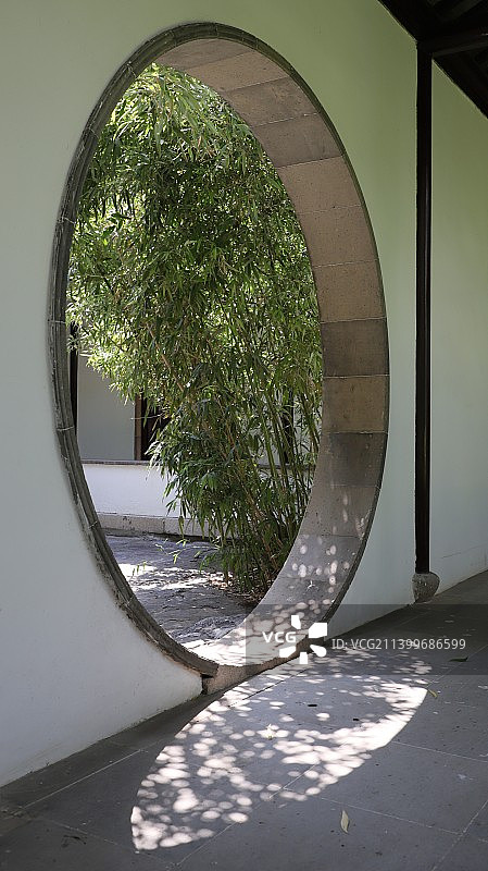 江南园林的秋天图片素材