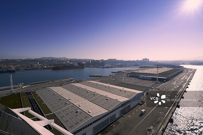 地中海，欧洲，法国，马赛，马赛港图片素材