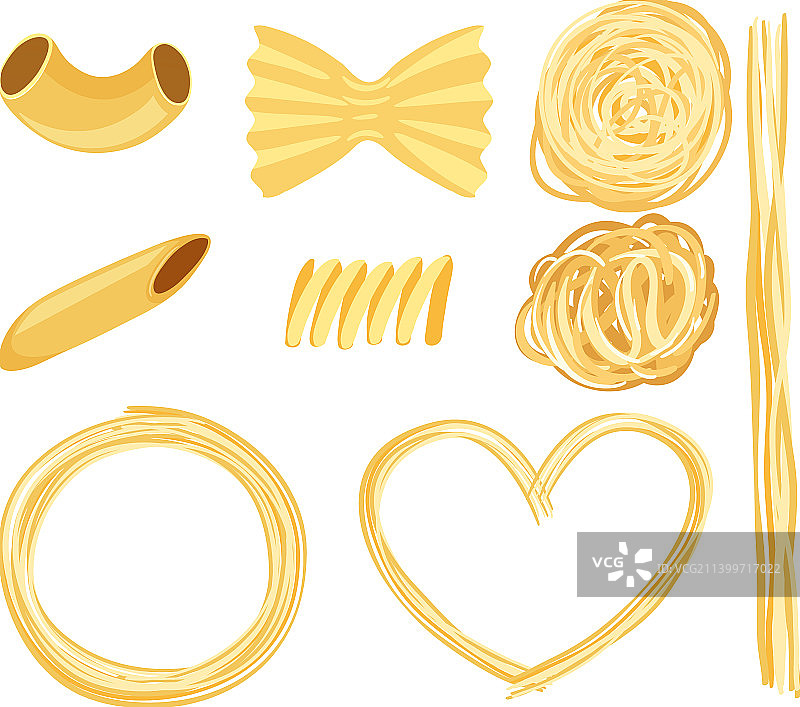 各种意大利面组合图片素材