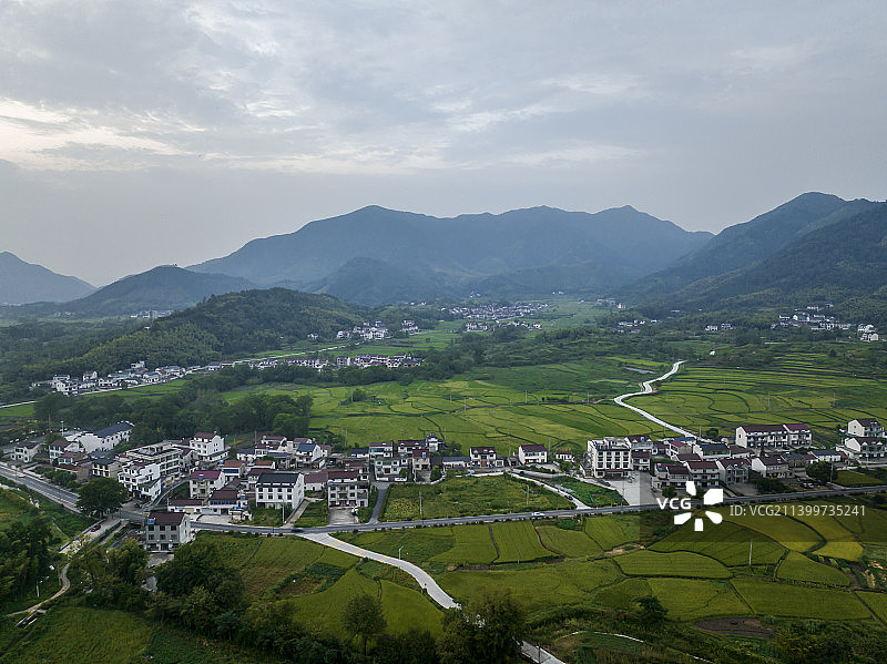 安徽省池州市青阳县庙前镇风光图片素材