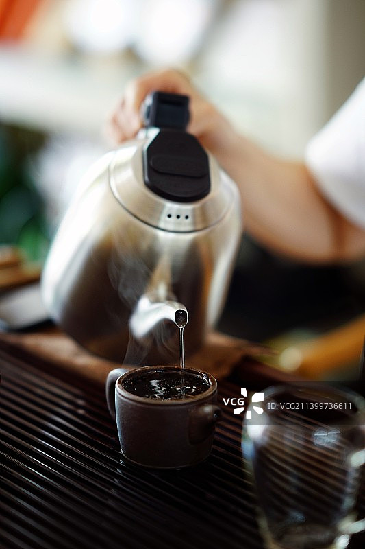 冲茶、瓦当图片素材