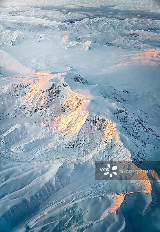 美国阿拉斯加圣伊利亚斯国家公园冰川图片素材