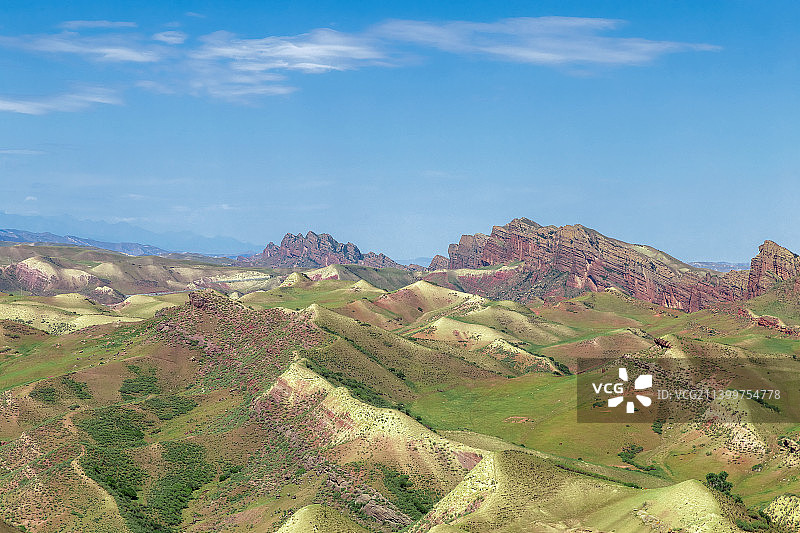 丹霞地貌图片素材