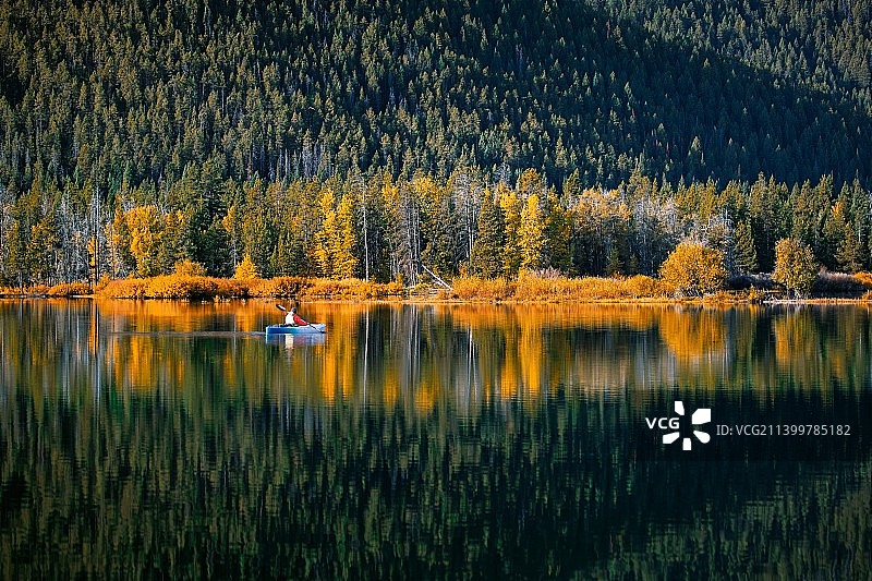 大提顿秋色图片素材