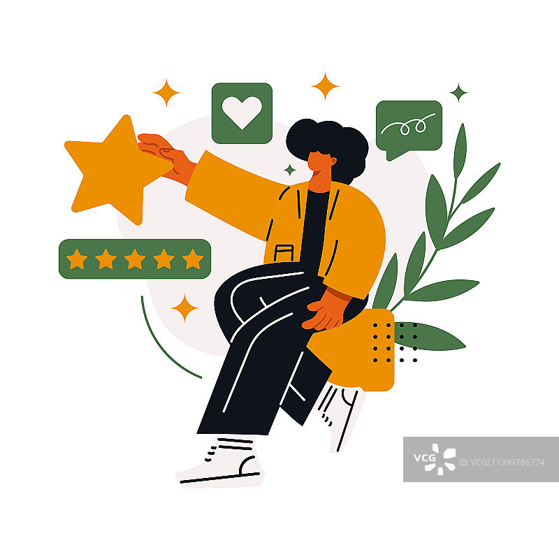 客户评价评级人们给出评价评级图片素材