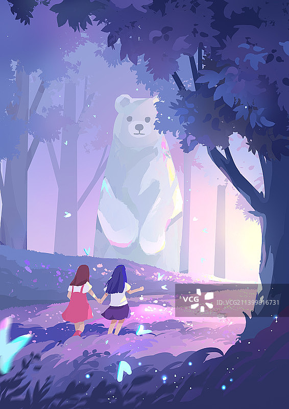 奇幻森林图片素材