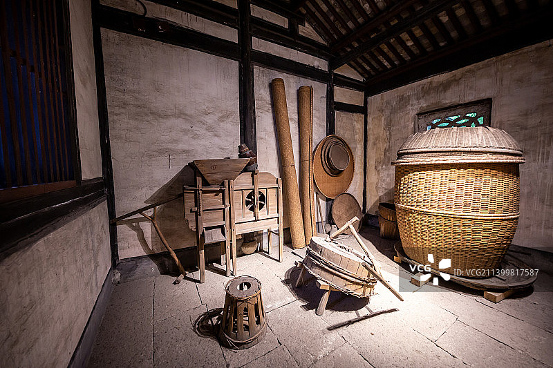 浙江绍兴鲁迅故里鲁迅故居（周家新台门）：杂物间（储物间 ）图片素材