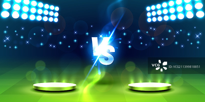 体育VS战队概念游戏封面图片素材