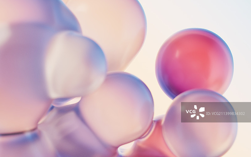 透明渐变流体背景3D渲染图片素材