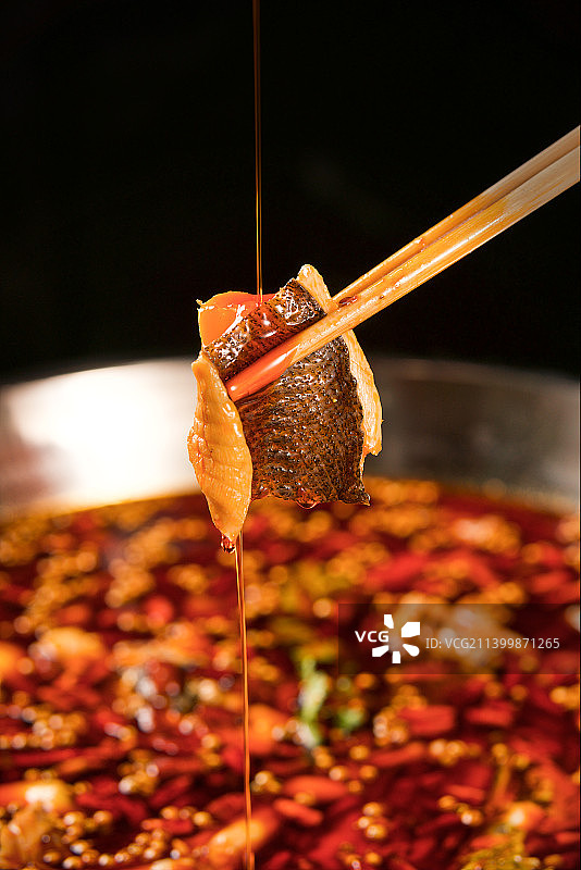 冷锅鱼 冷锅蛙 筷子挑美蛙 青蛙 三角峰 鱼片图片素材