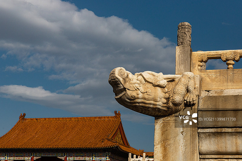 故宫龙头风光图片素材
