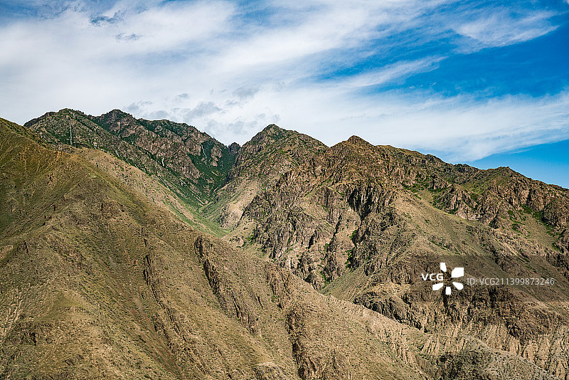 新疆独山子大峡谷风光图片素材