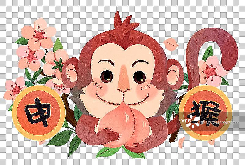 十二生肖猴图片素材