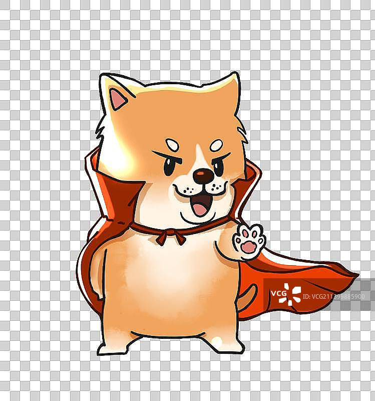 超人小狗图片素材