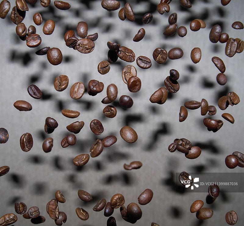 墨西哥普埃布拉咖啡豆特写图片素材