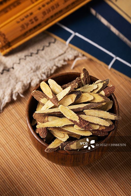 中药材甘草片静物摄影图片素材