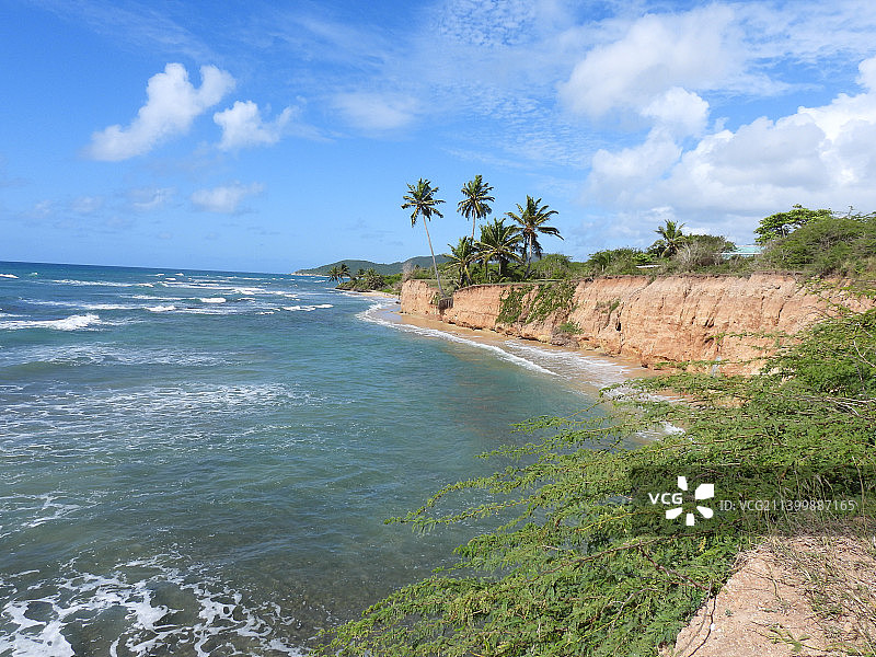 波多黎各别克斯岛的海景图片素材