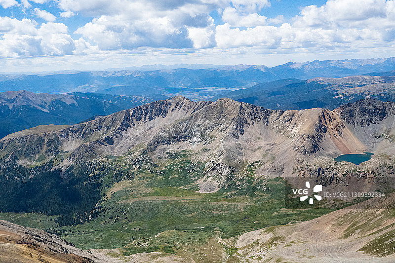 美国科罗拉多州格雷斯峰壮丽的沙漠景观图片素材