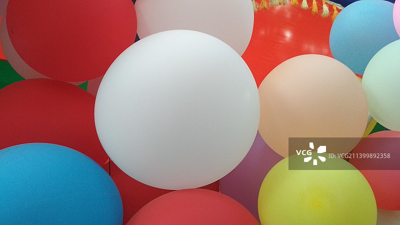 彩色气球全画幅照片图片素材