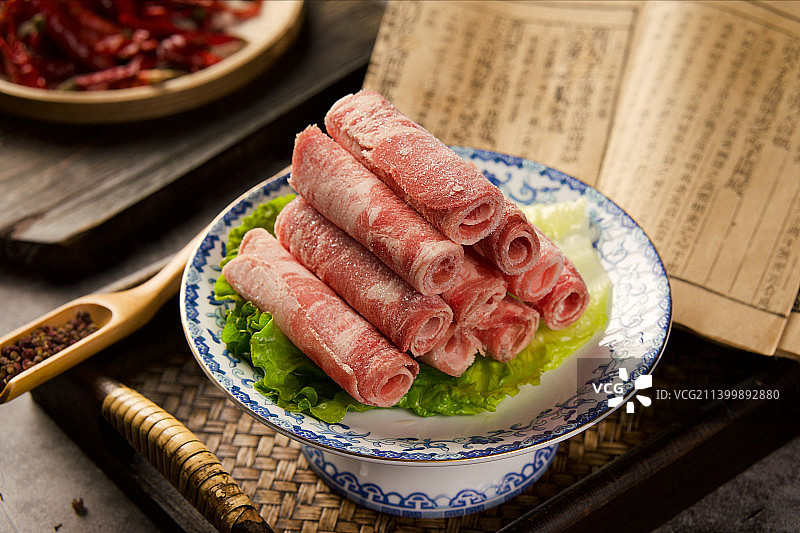 成都冒菜 菜品图片 外卖图片 火锅冒菜 中式复古风 鲜鸭血 冒菜锅 麻辣凉粉 川贝凉粉图片素材