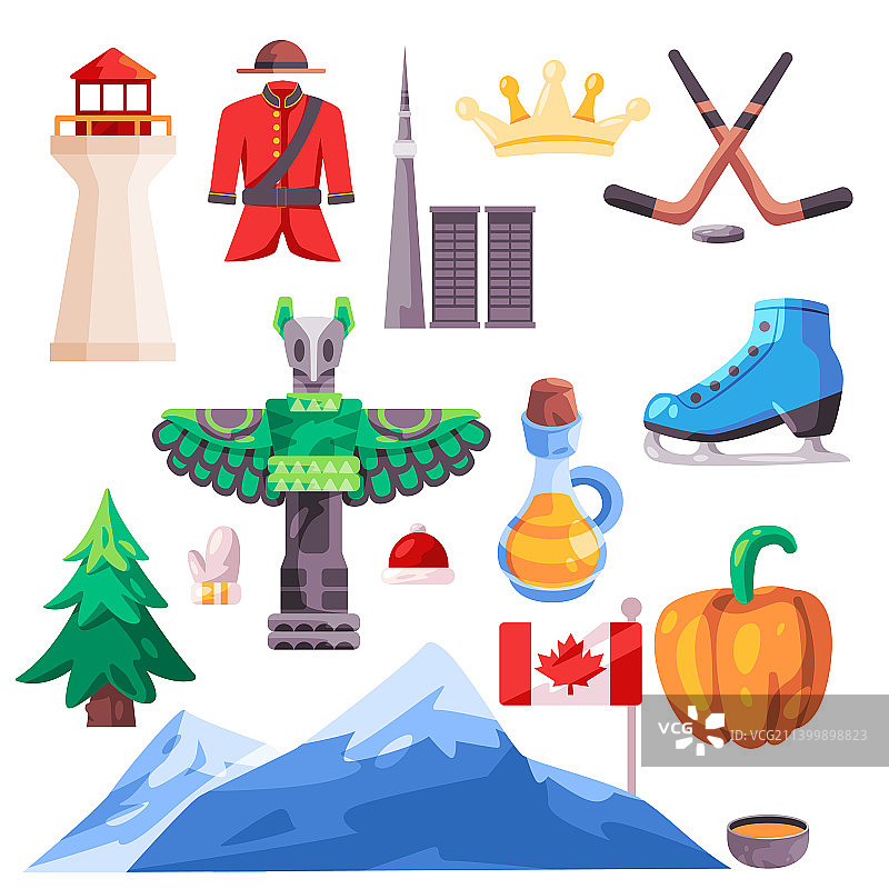 加拿大图标图形合集图片素材