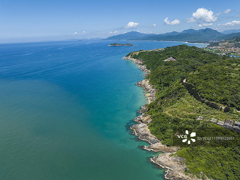 海南万宁神州半岛海洋滨海海景风光图片素材