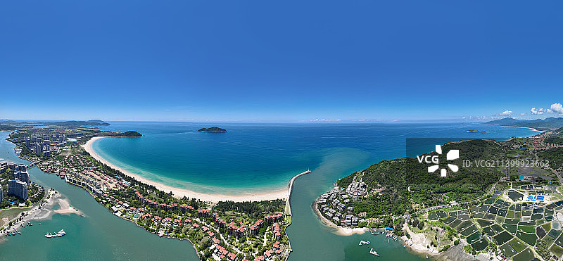 海南万宁神州半岛海洋滨海海景风光图片素材