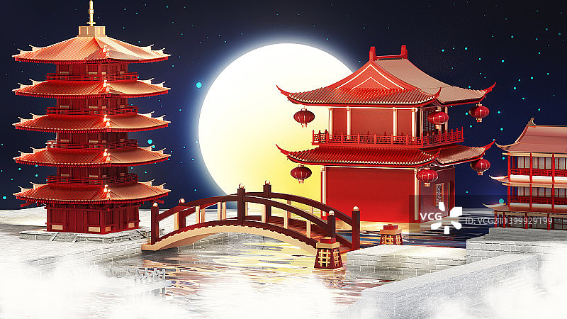 新年喜庆创意场景图片素材