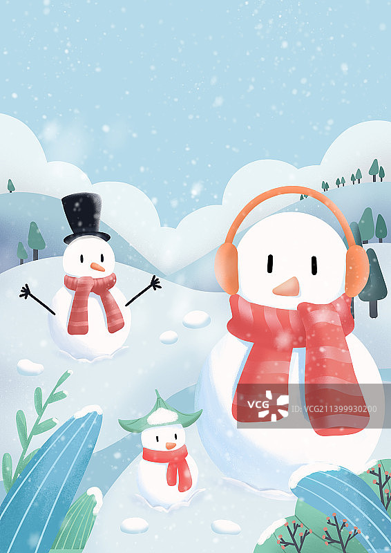 大雪节气图片素材