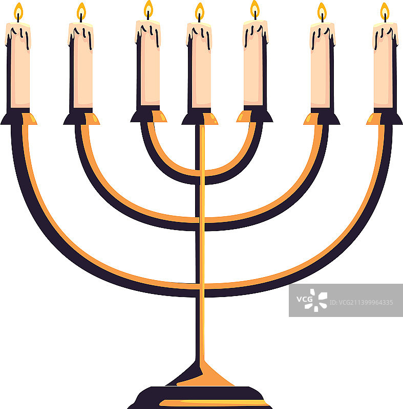 扁平风格烛台设计图片素材