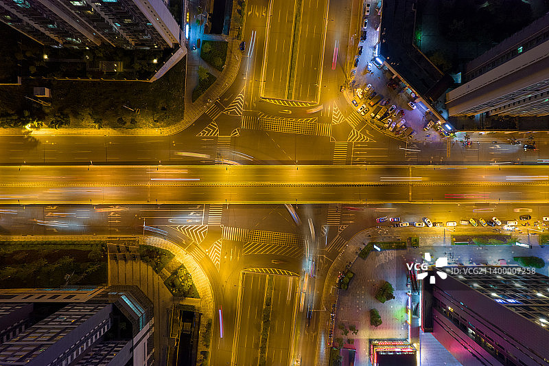 贵阳市金朱东路十字路口图片素材