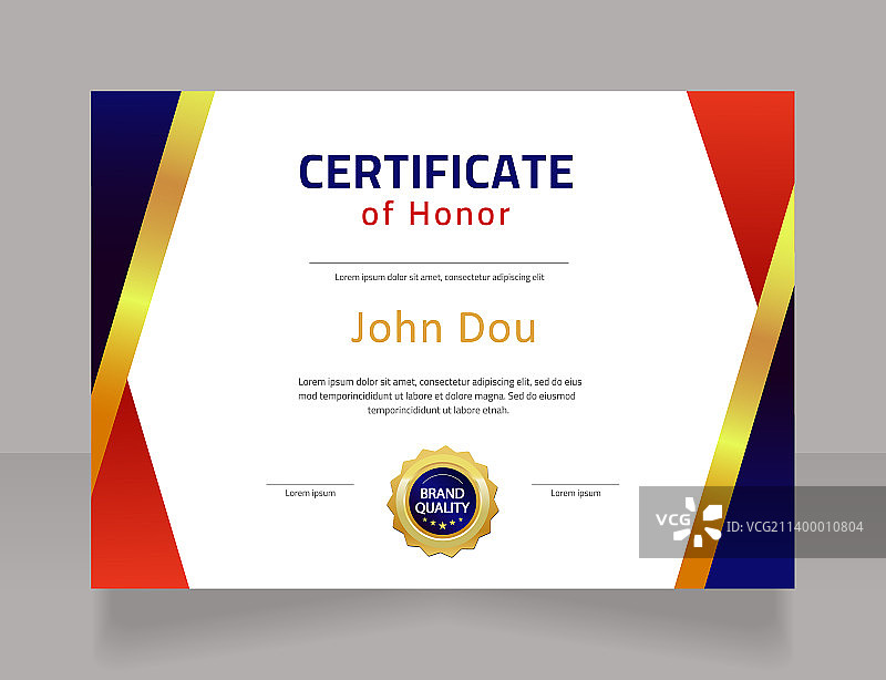 冠军荣誉证书图片素材