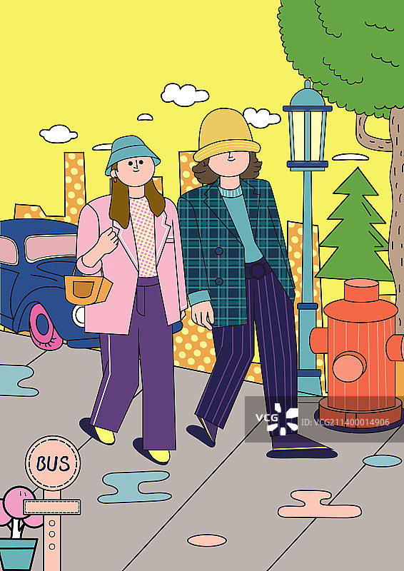 线性插画图片素材