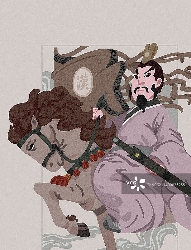 古代人物插画图片素材