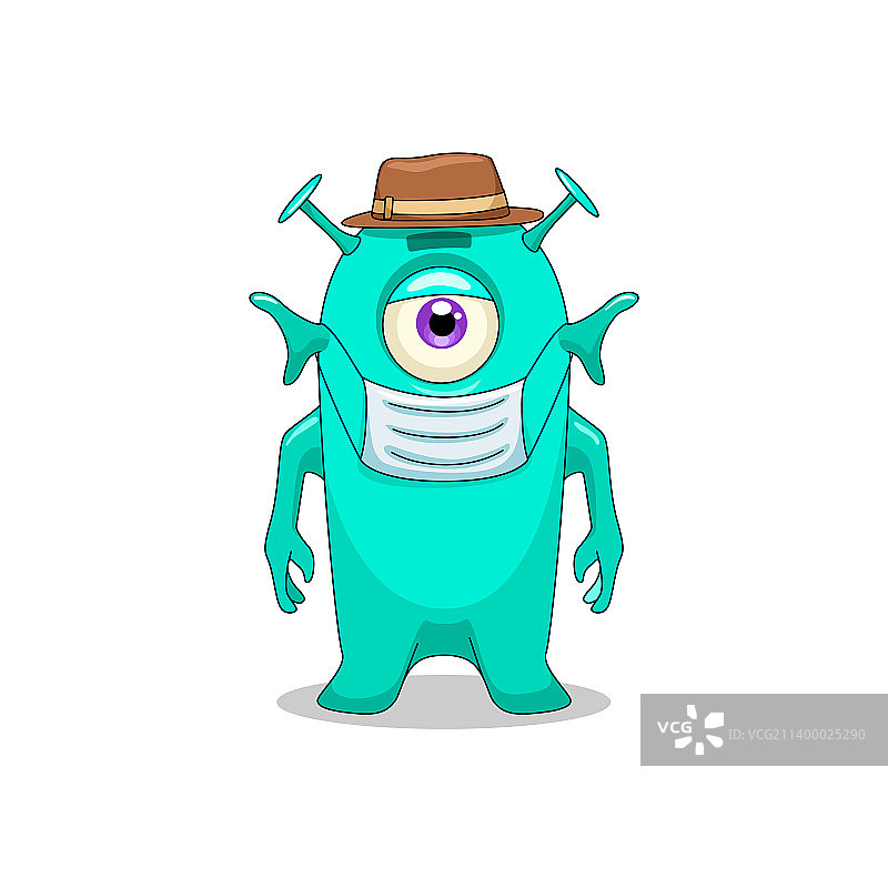 卡通趣味儿童外星人图片素材