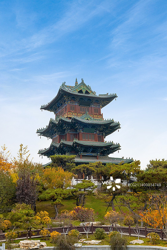山西太原迎泽公园图片素材