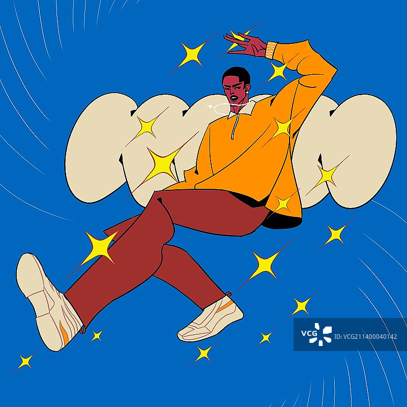 街舞运动男潮酷图片素材