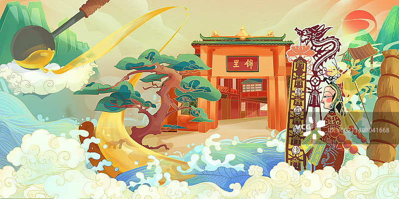 国风戏曲图片素材