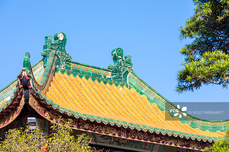 中国广东广州番禺区宝墨园园林景观图片素材