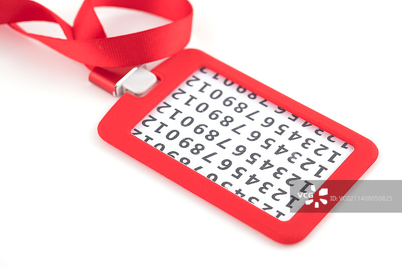 工牌和工牌里的数字图片素材