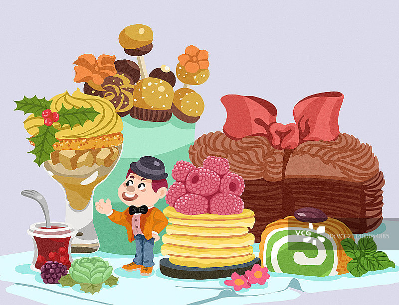 食品插画图片素材