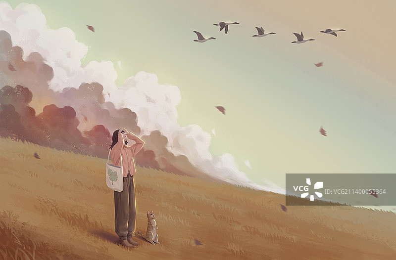 秋日的浪漫图片素材