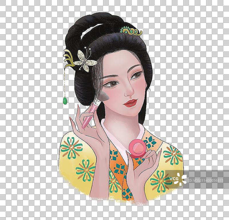 胭脂美人图片素材