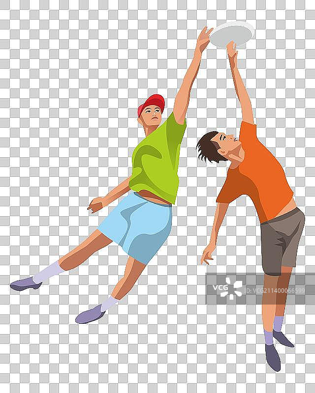 飞盘人物图片素材