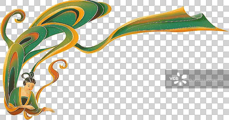 古风中国风人物插画免抠元素图片素材