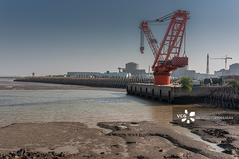 连云港田湾核电站图片素材